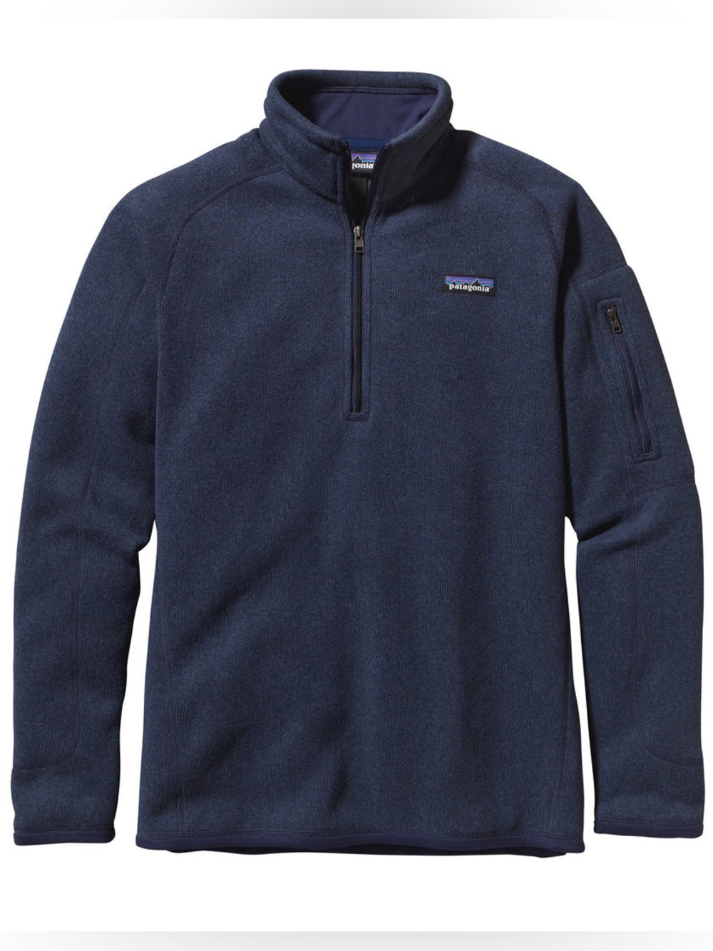 Patagonia Women's Better Sweater 1/4-Zip Fleece Pullover, Classic Navy
